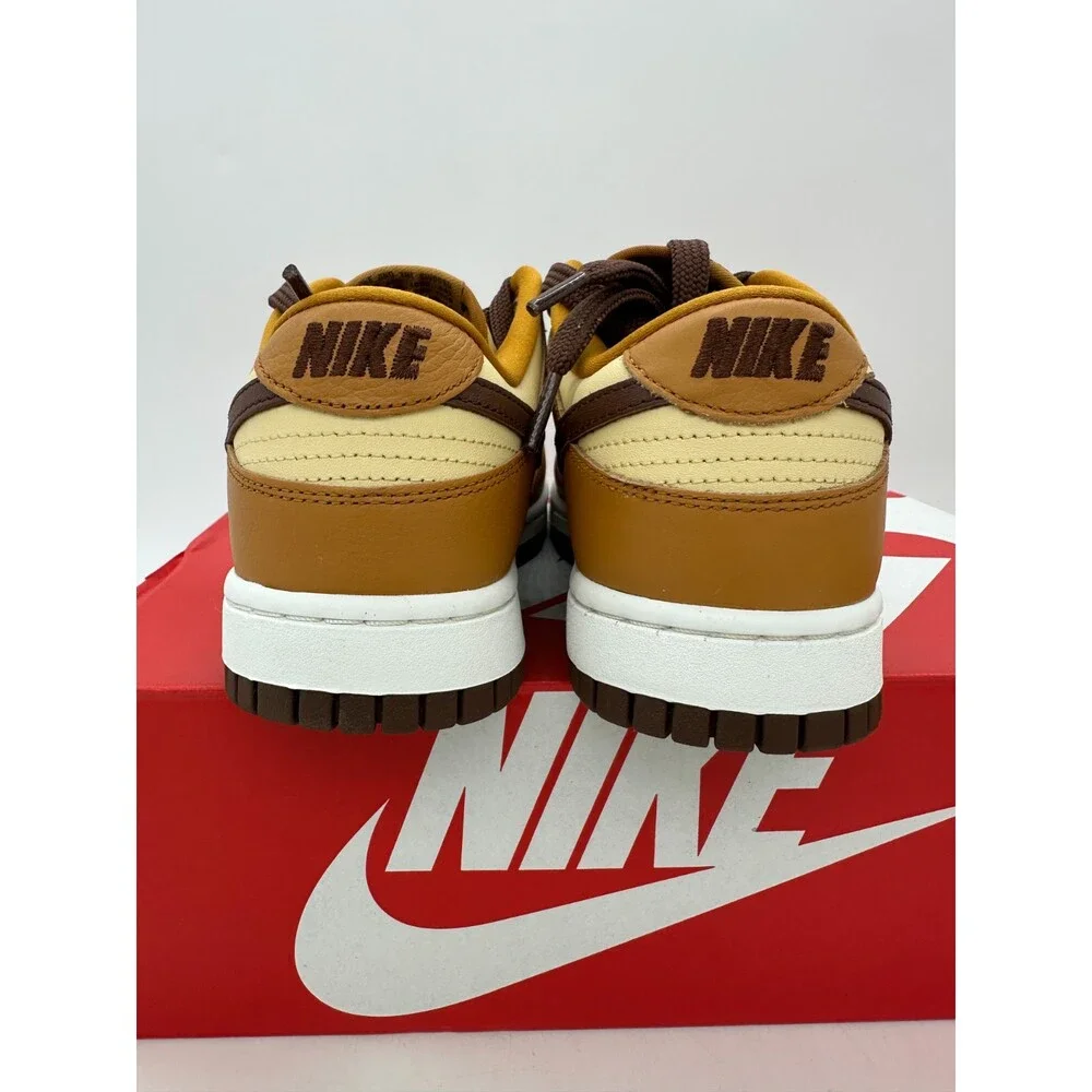 Nike Dunk Low SE Women's Size 7.5 Brown White Cherry Athletic Shoes HQ7487 700 - Picture 5 of 6